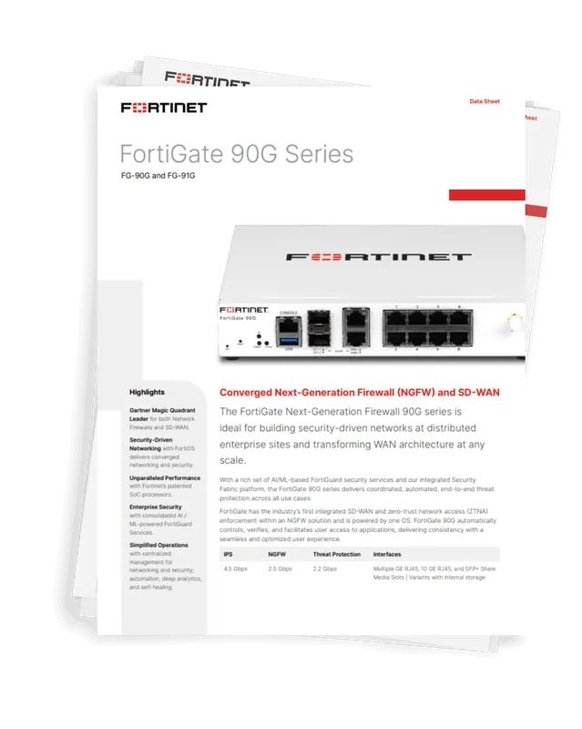 Fortinet FORTIGATE 90G SERIES